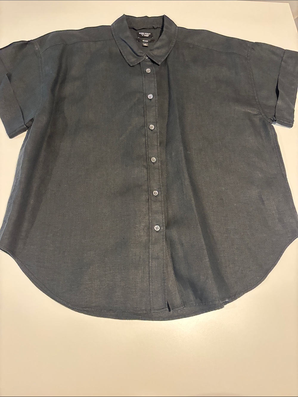 Jcrew Irish Linen by Baird McNutt Short-Sleeve Button-Up Shirt